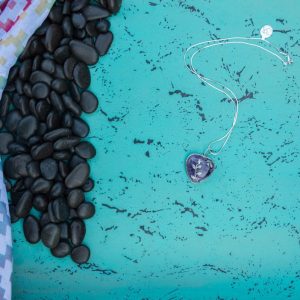 Amethyst Heart Pendant